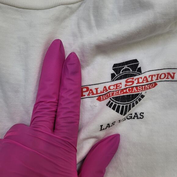 Vintage Hippo Money Shirt Large 22x24 Palace-Station - Picture 6 of 14